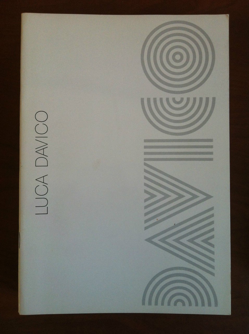 Catalogo della mostra di Luca Davico Galleria Davico Torino 1992 …