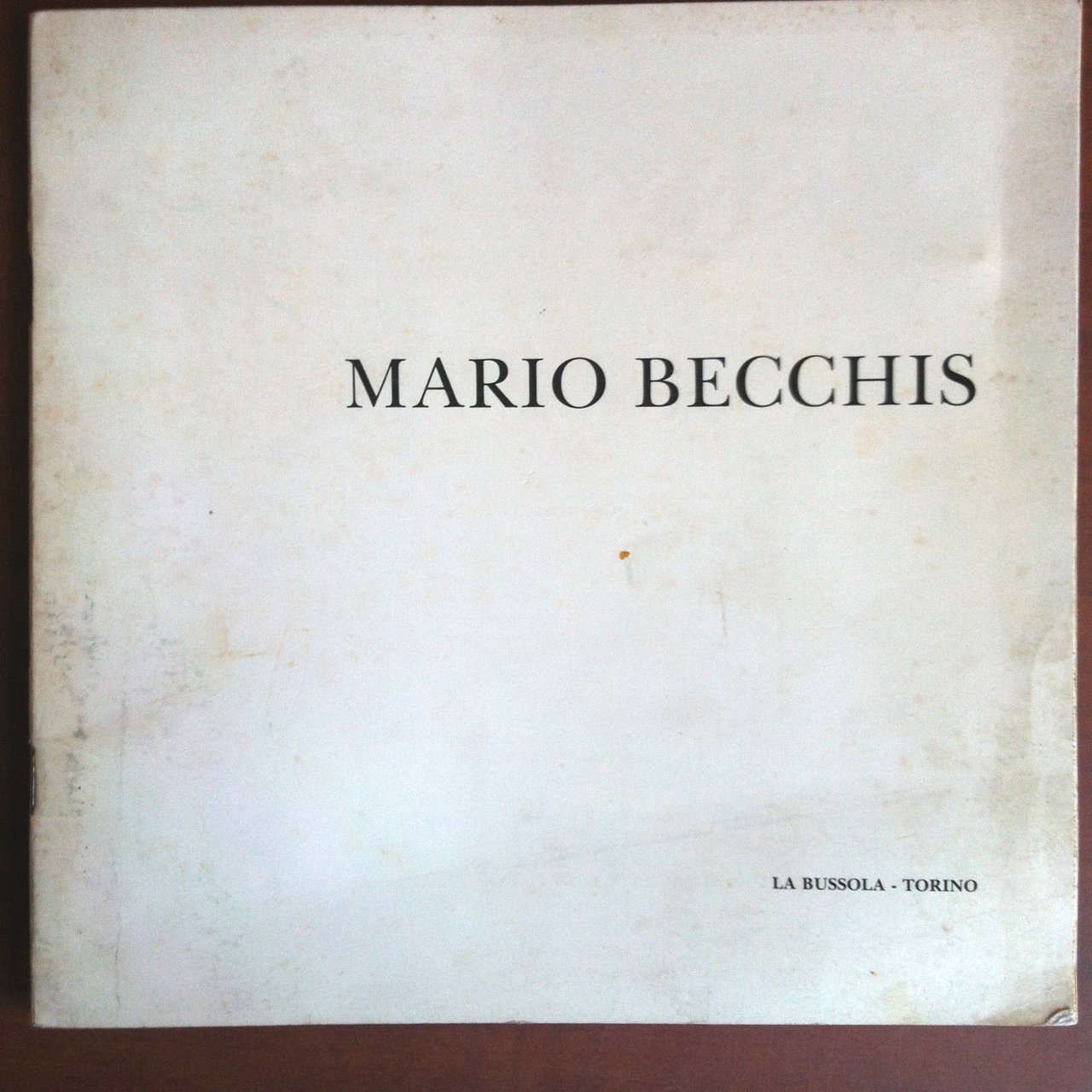 Catalogo della mostra di Mario Becchis Gal La Bussola Torino …