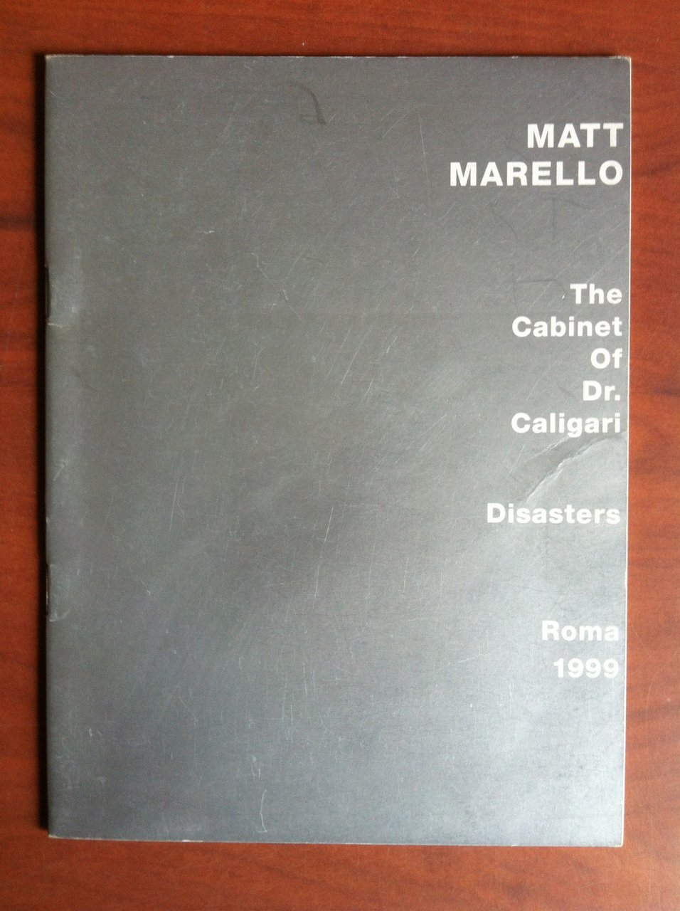 Catalogo della mostra di Mat Marello Gal. Approdi Roma 1999 …
