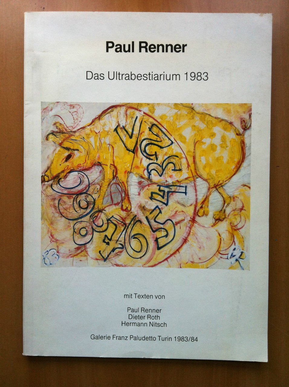 Catalogo della mostra di Paul Renner Gal Paludetto Torino 1983/84 …