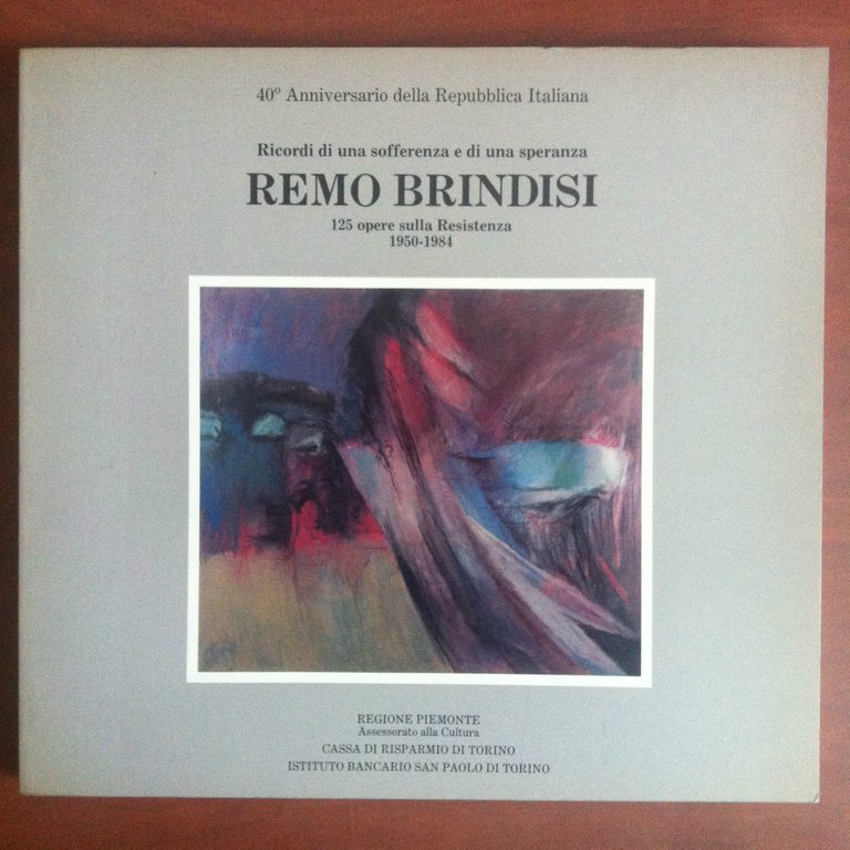 Catalogo della mostra di Remo Brindisi Castello Rivoli Torino 1986 - E19271