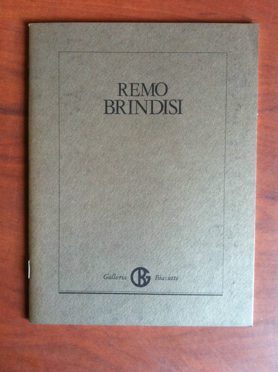Catalogo della mostra di remo Brindisi Galleria Biasutti Torino 1989 …
