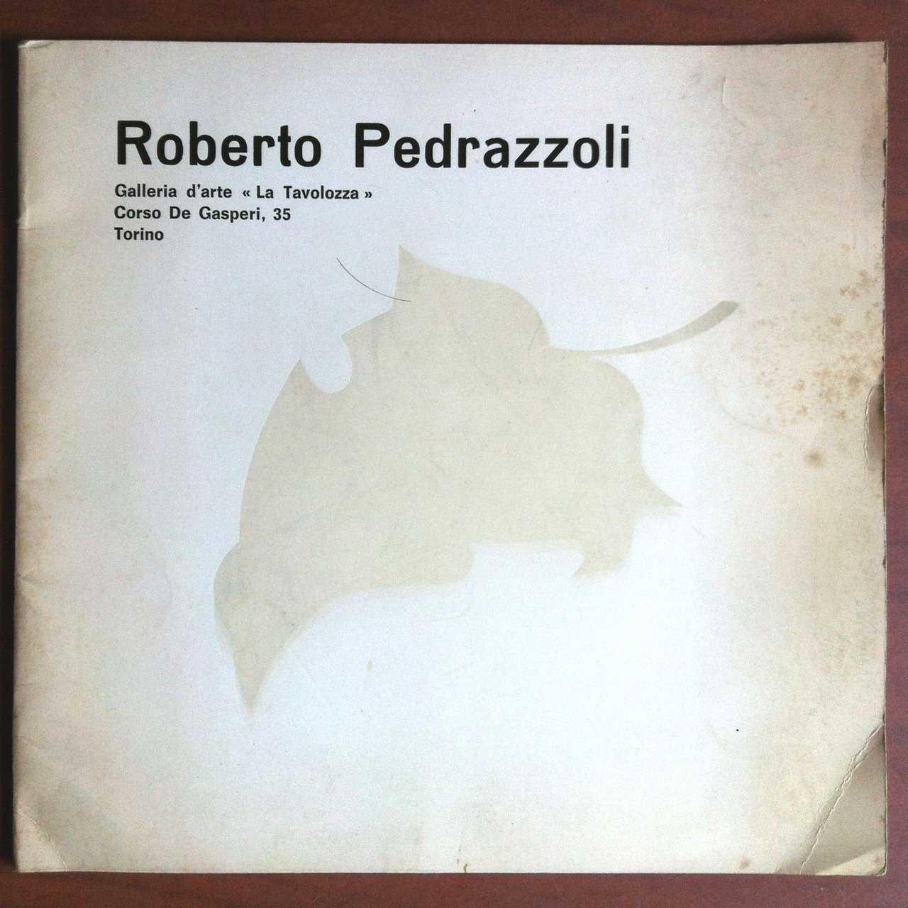 Catalogo della mostra di Roberto Pedrazzo Gall La tavolozza Torino …