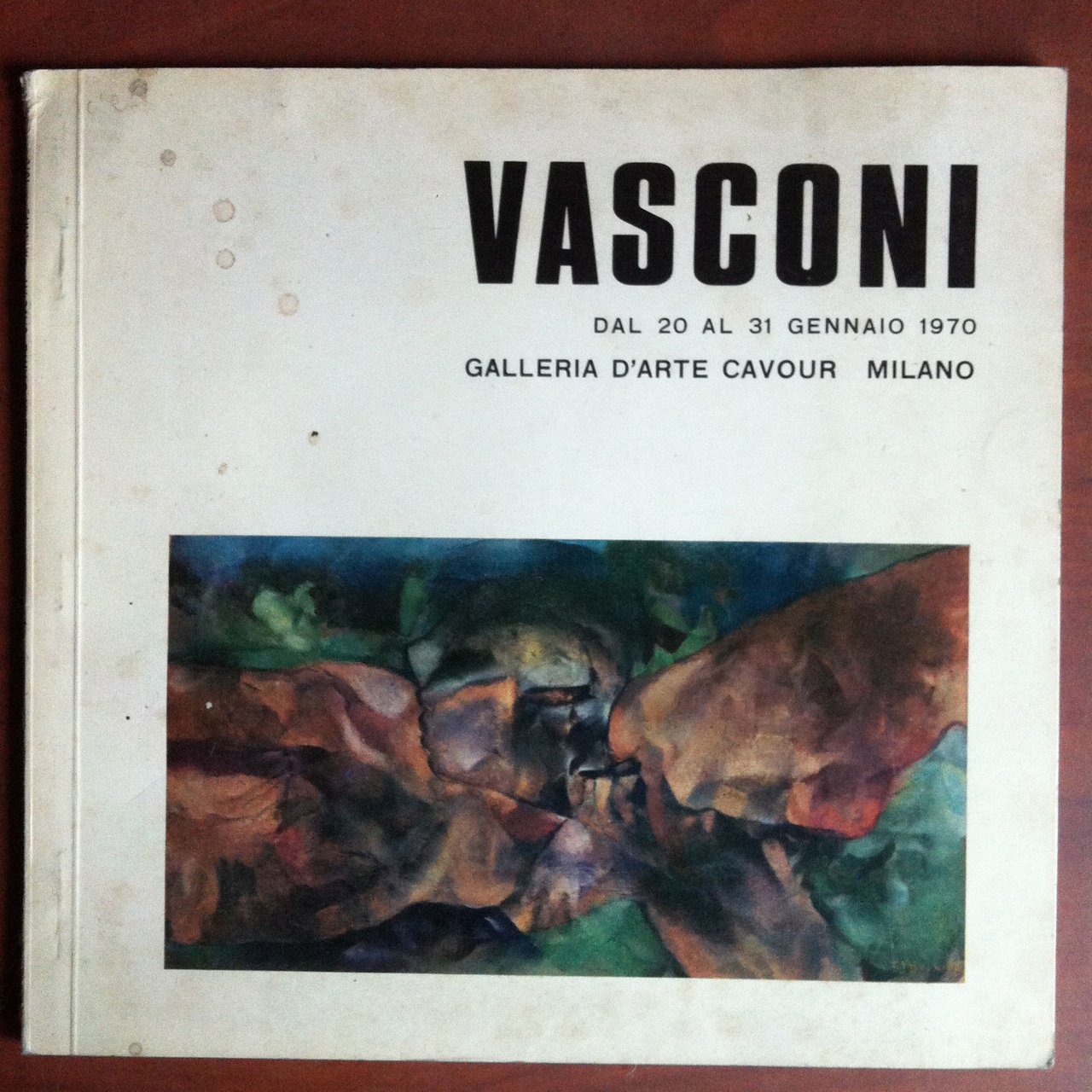 Catalogo della mostra di Vasconi Galleria Cavour Milano 1970 - …