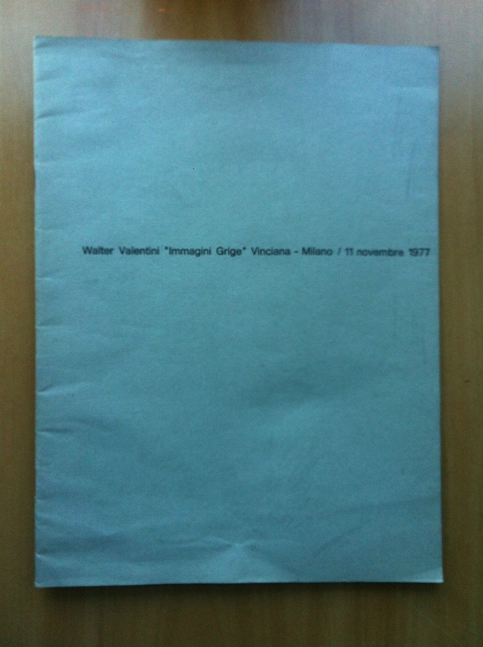 Catalogo della mostra di Walter Valentini Galleria Vinciana Milano 1977 …