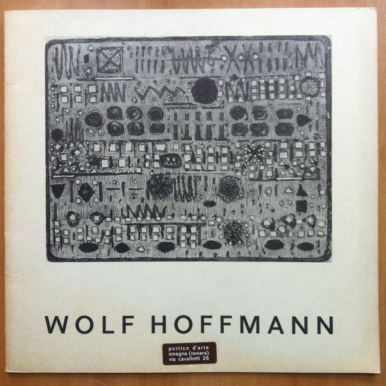 Catalogo della mostra di Wolf Hoffmann Gal Bassenge Berlin 1964 …