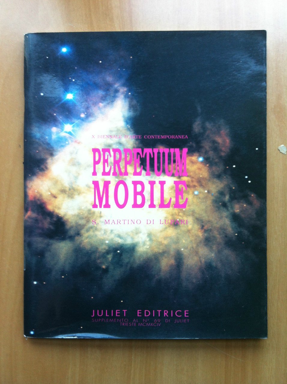 Catalogo della mostra Perpetuum Mobile S. Martino di Lupari Juliet …