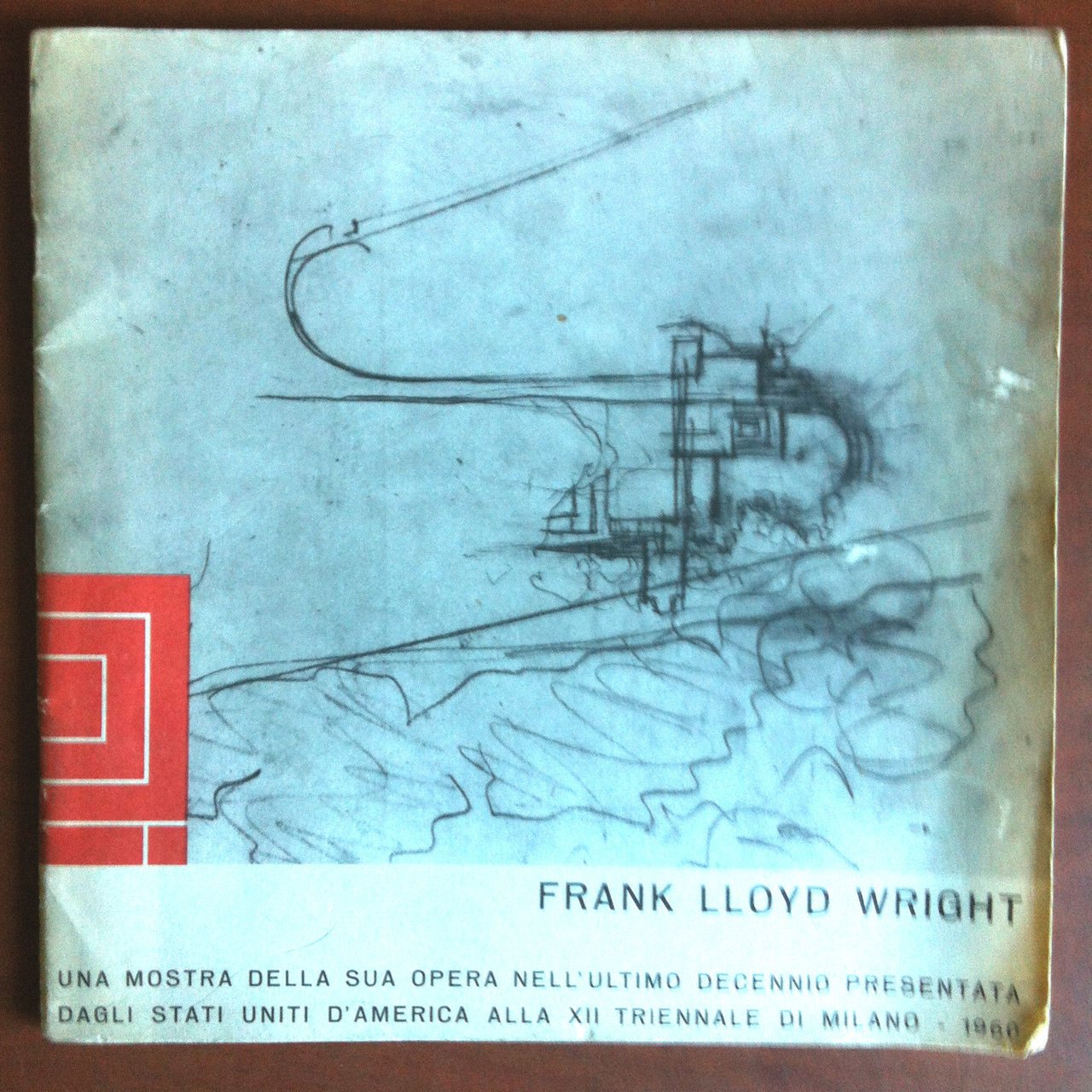 Catalogo delle opere dell'architetto Frank Lloyd Wright Milano 1960 - …