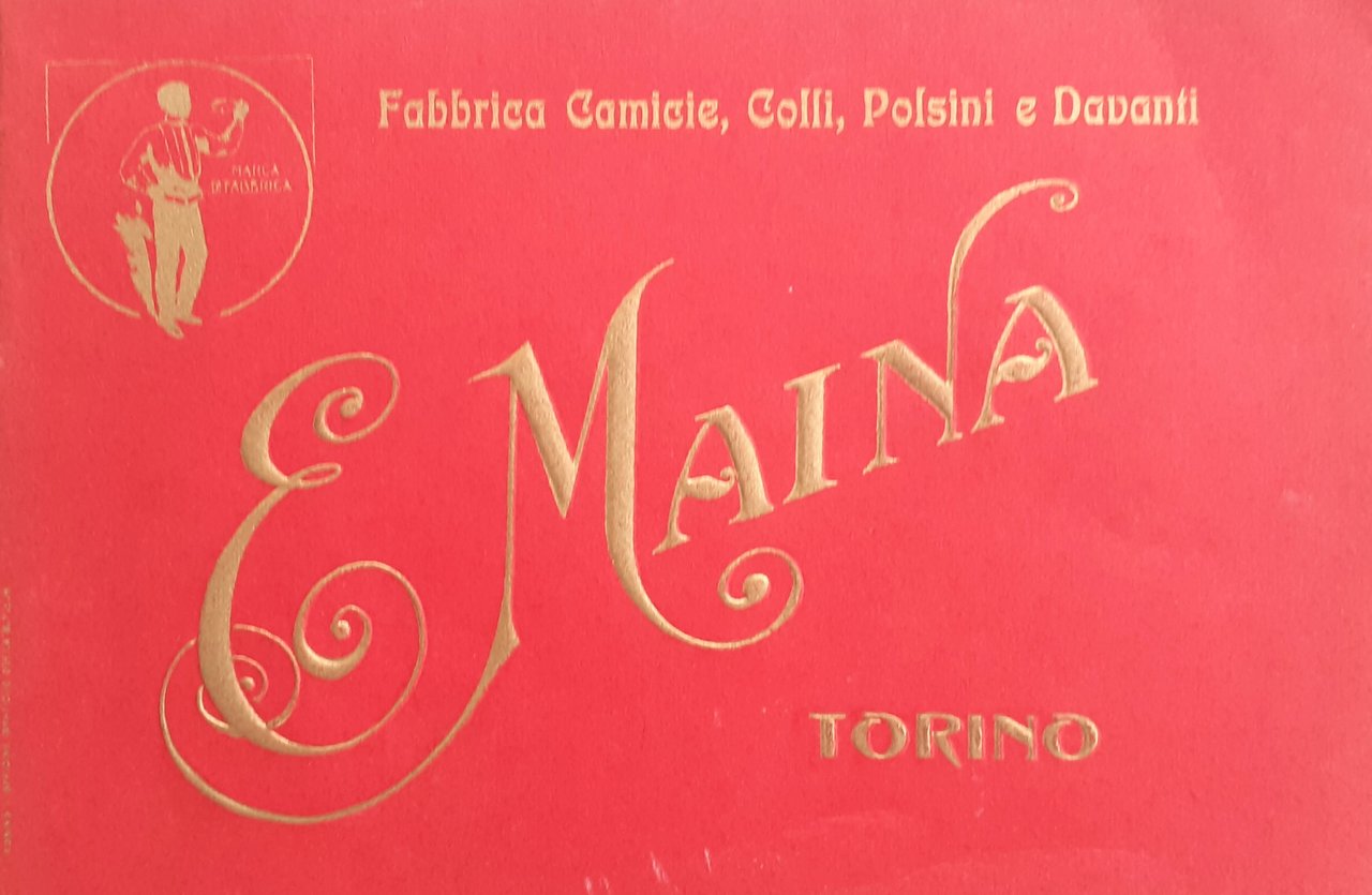 Catalogo Fabbrica Camicie E. Maina Torino inizi '900