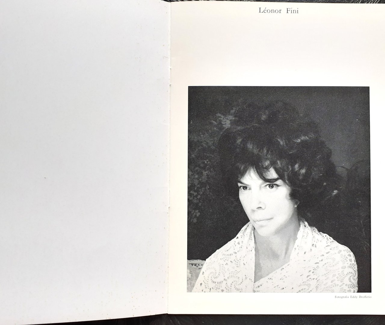 Catalogo invito Léonor Fini Galleria Galatea Torino 1966
