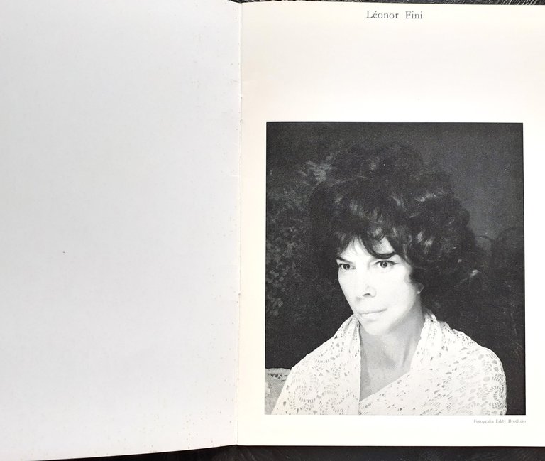 Catalogo invito  Léonor Fini Galleria Galatea Torino  1966