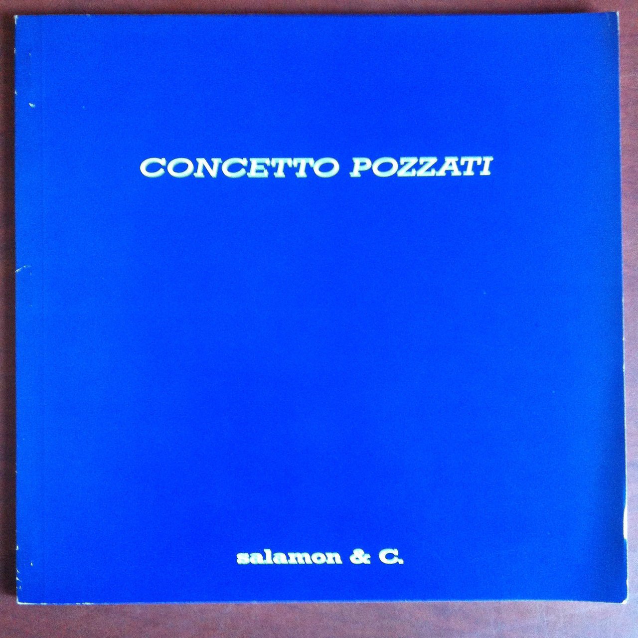 Catalogo mostra di Concetto Pozzati Gal. Salamon Torino 1988/89 - …