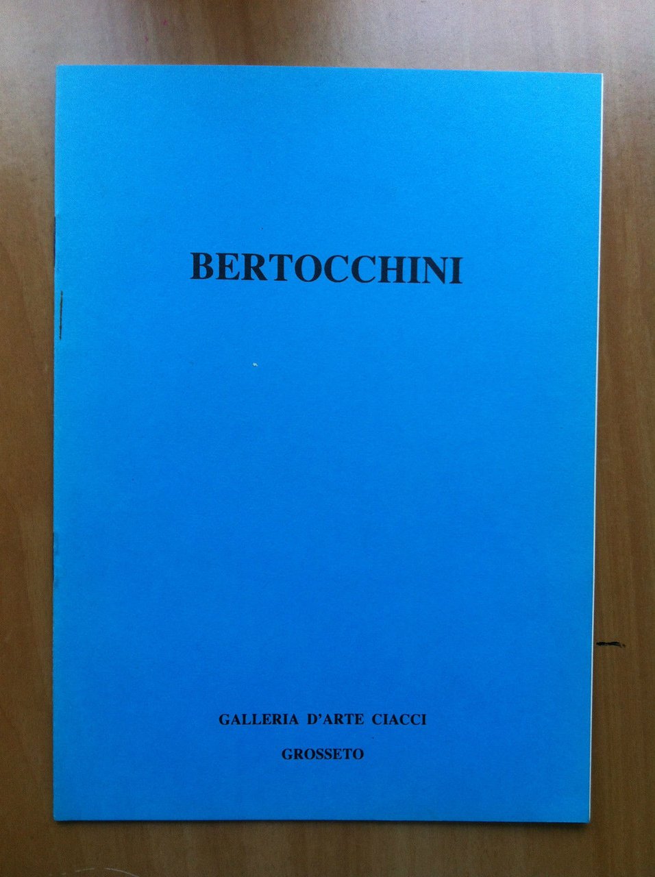 Catalogo mostra Rolando Bertocchini Gall Ciacci Grosseto 1981 - E16659