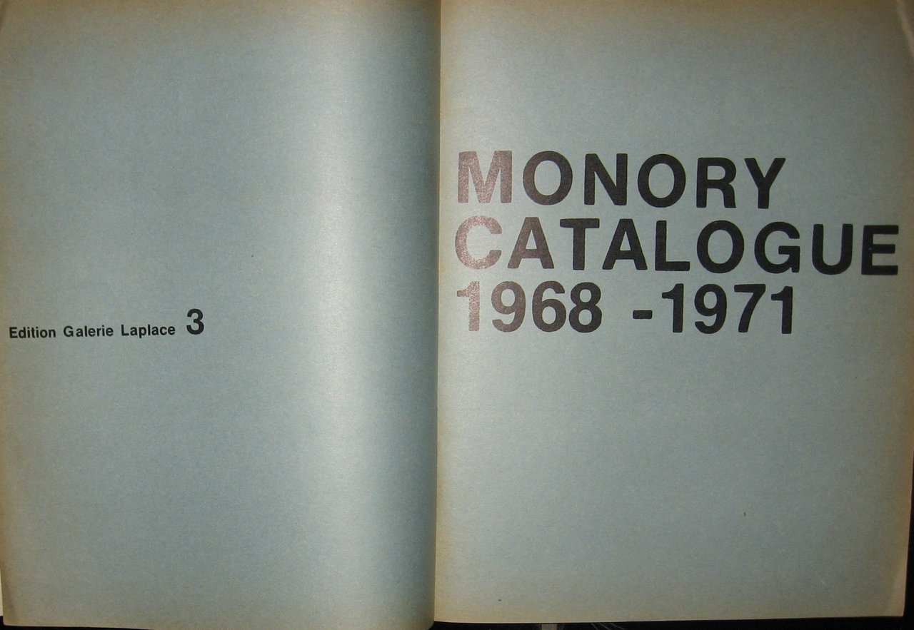 Catalogo Munory 1968-1971