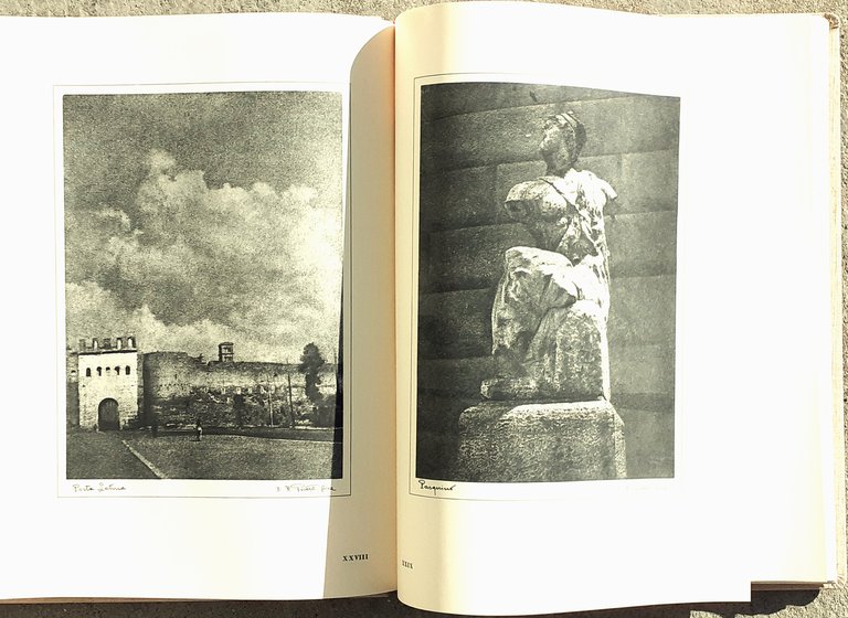 Cento impressioni romane da stampe agli inchiostri grassi