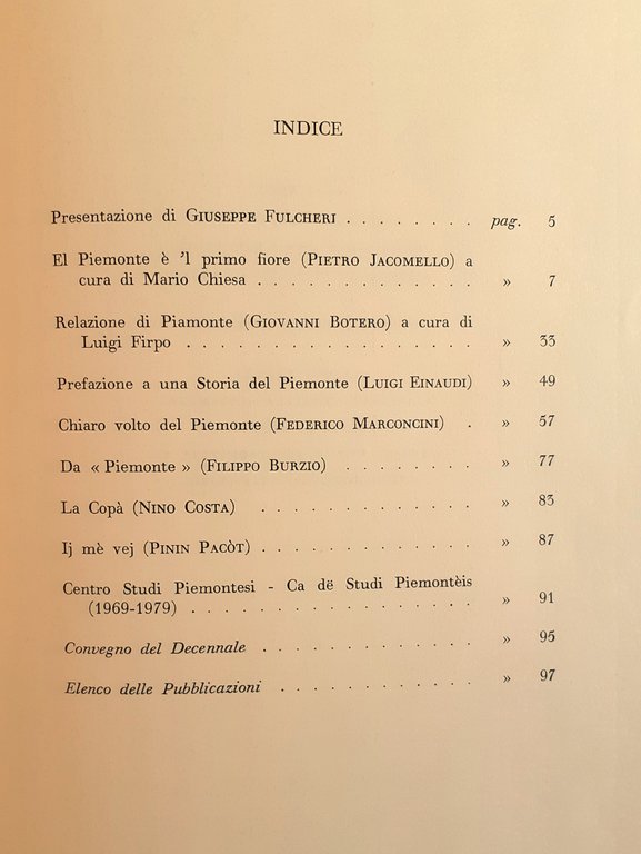Centro Studi Piemontesi/Ca dë Studi Piemontèis 1969-1979