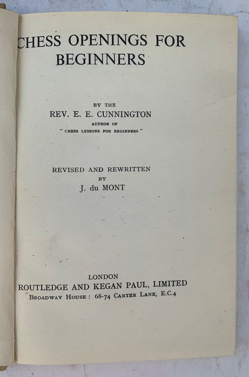 Chess Opening for Beginners