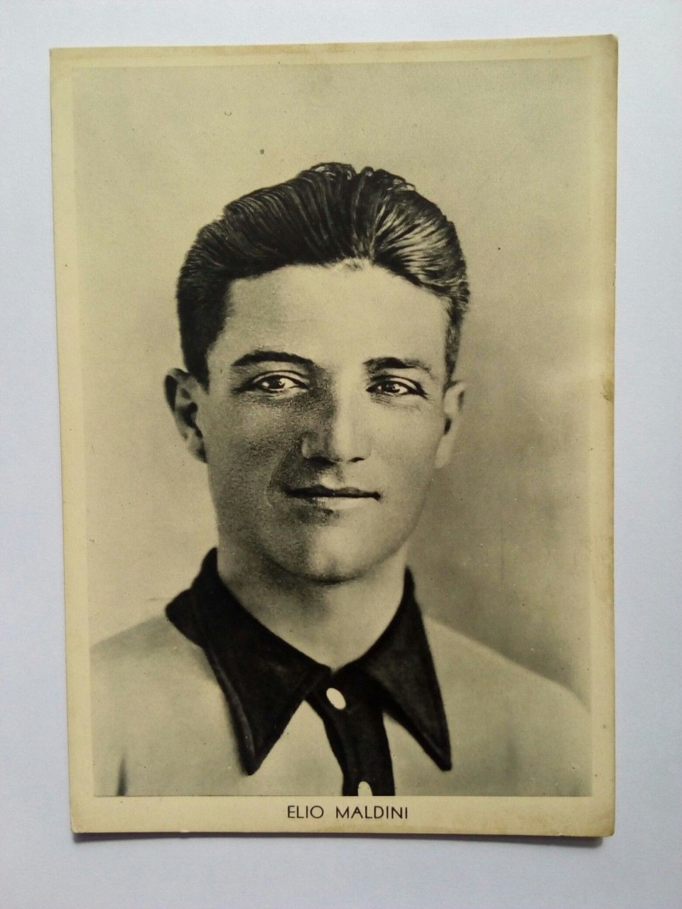 Ciclismo cartolina Elio Maldini Gazzetta dello Sport 1937