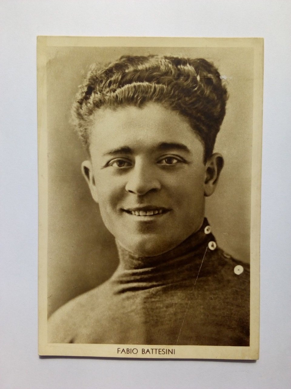 Ciclismo cartolina Fabio Battesini Gazzetta dello Sport 1937
