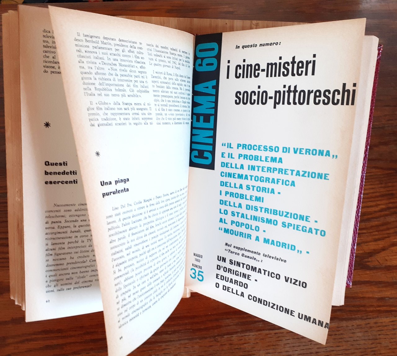 Cinema 60, mensile di cultura cinematografica (nn. 31-40 - gennaio-ottobre … | Immagine principale
