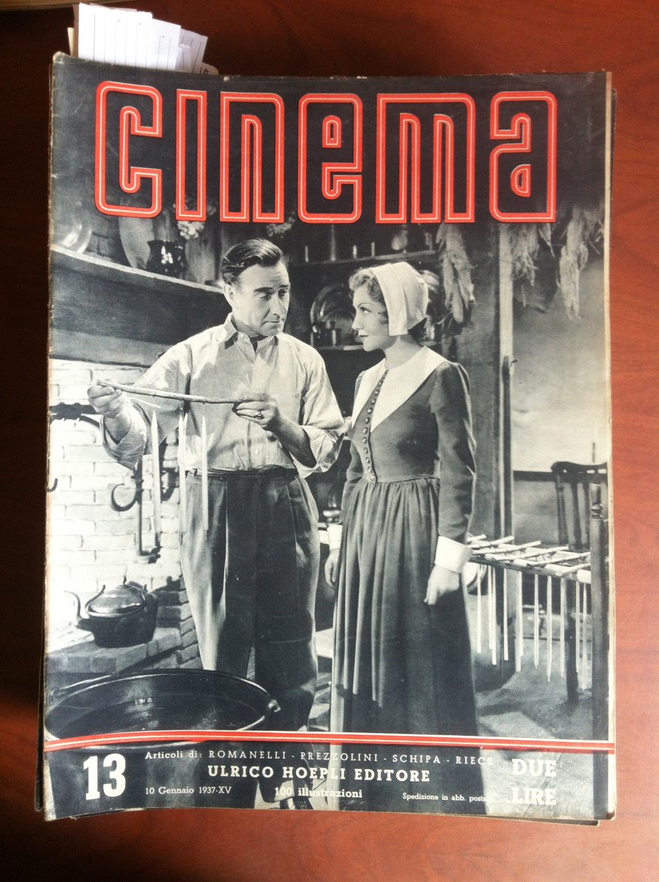 CINEMA n^ 13 - 10 Gennaio 1937 Cover: Claudette Colbert …