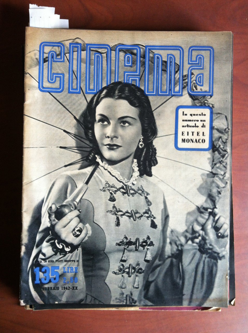 CINEMA n^ 135 - 10 Febbraio 1942 Cover: Ilse Werner … | Immagine principale