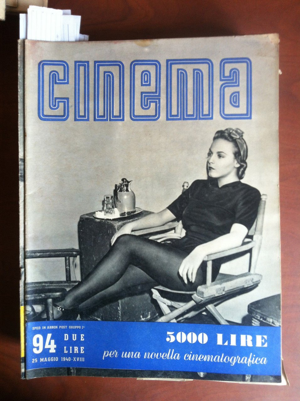 CINEMA n^ 94 - 25 Maggio 1940 Cover: Vera Zorina …
