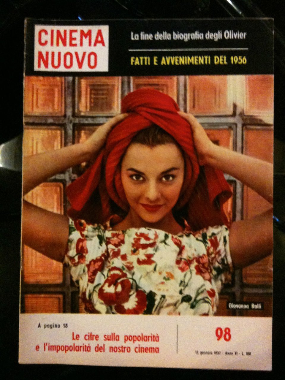 CINEMA NUOVO n^ 98 gennaio 1957