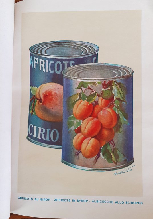 CIRIO catalogo conserve alimentari del 1920 copertina Cappiello