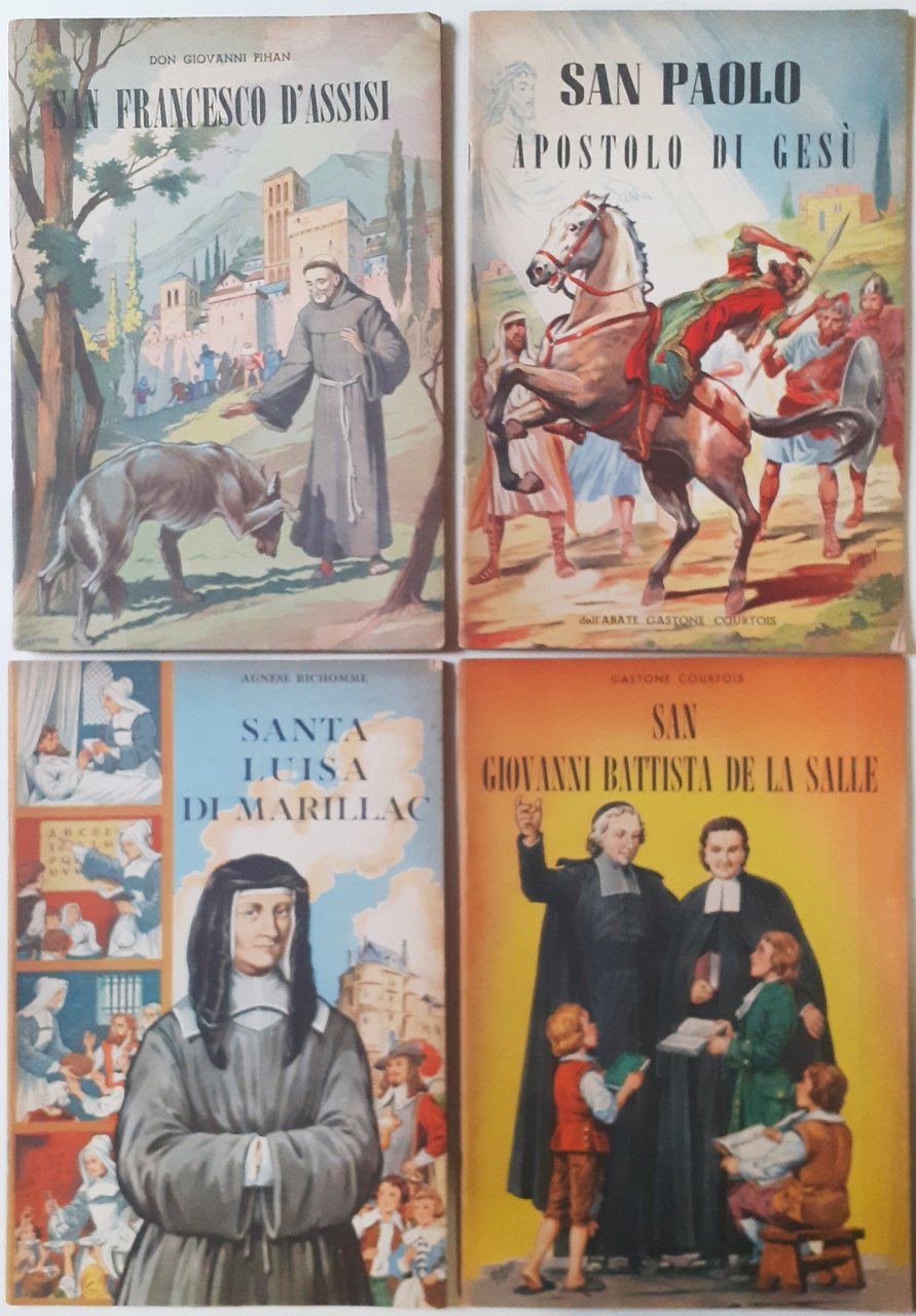 Collana di fumetti della Crociata Eucaristica Italiana 4 fascicoli 1957/59