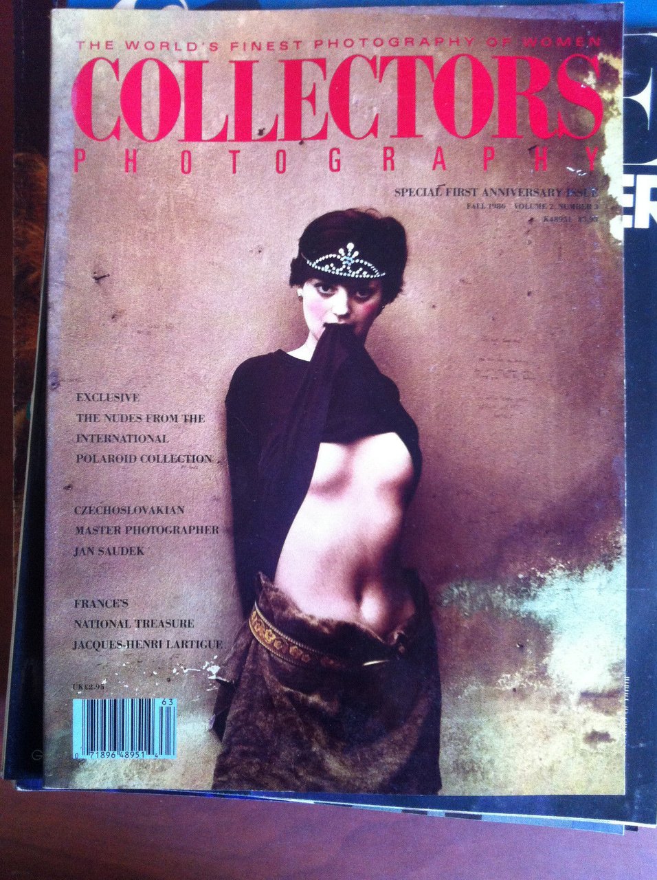 Collectors Photography Vol. 2 n^ 3 Fall 1986 First anniversary …