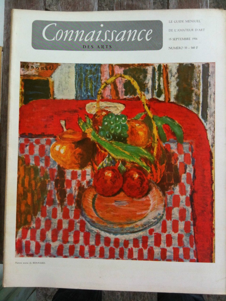Connaissance des arts n^ 55 Septembre 1956