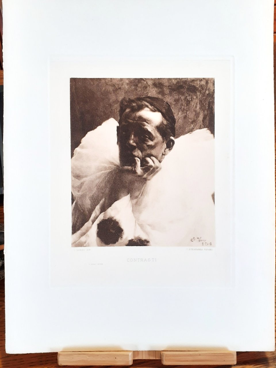 "Contrasti" Cesare Schiaparelli fotoincise Torino 1906 | Immagine principale