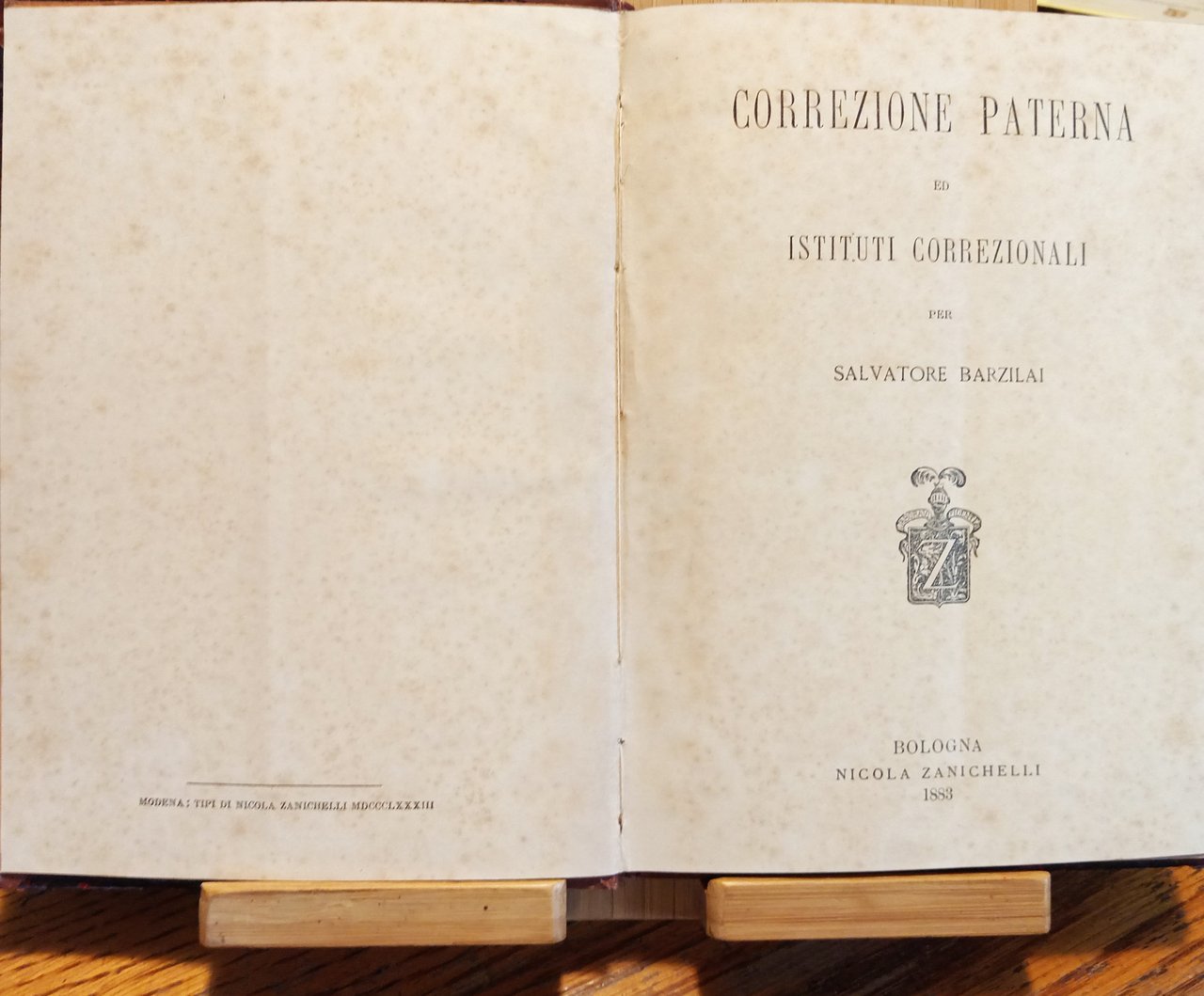 Correzione paterna ed istituti correzionali