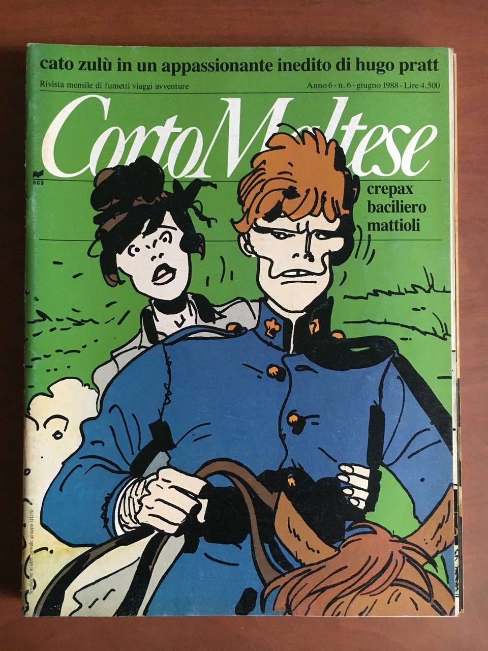 Corto Maltese Anno 6 n^ 6 Giugno 1988 - E21492