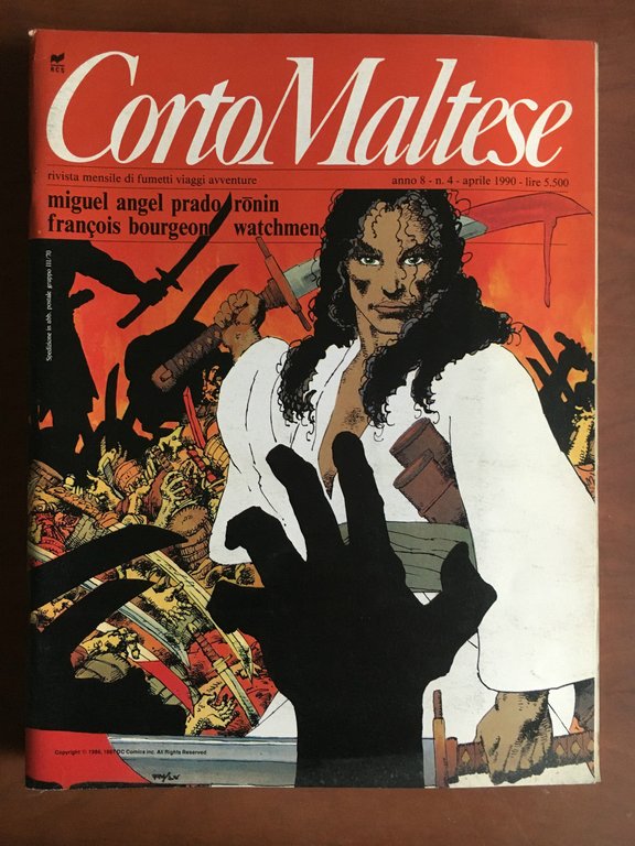 Corto Maltese Anno 8 n^ 4 Aprile 1990 - E21500
