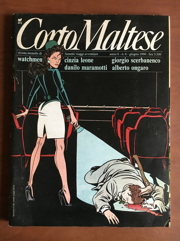 Corto Maltese Anno 8 n^ 6 Giugno 1990 - E21502