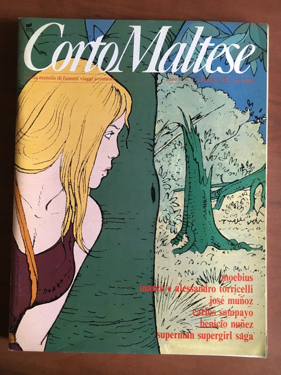 Corto Maltese Anno 8 n^ 9 Settembre 1990 - E21505