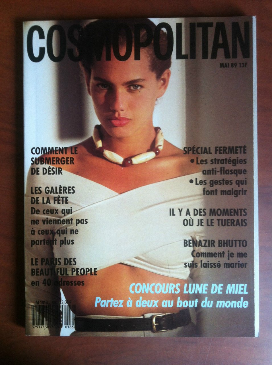 Cosmopolitan n^ 186 Mai 1989 Couverture: Nathalie - E18253