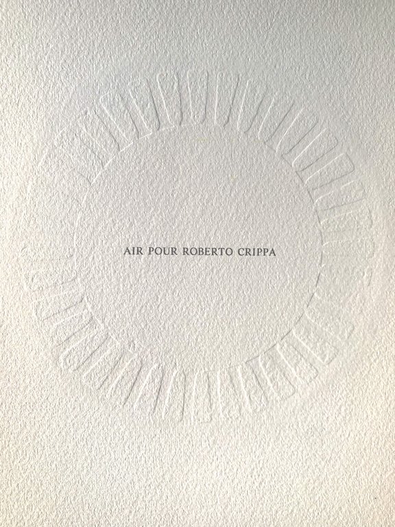 Crippa. Air pour Roberto Crippa