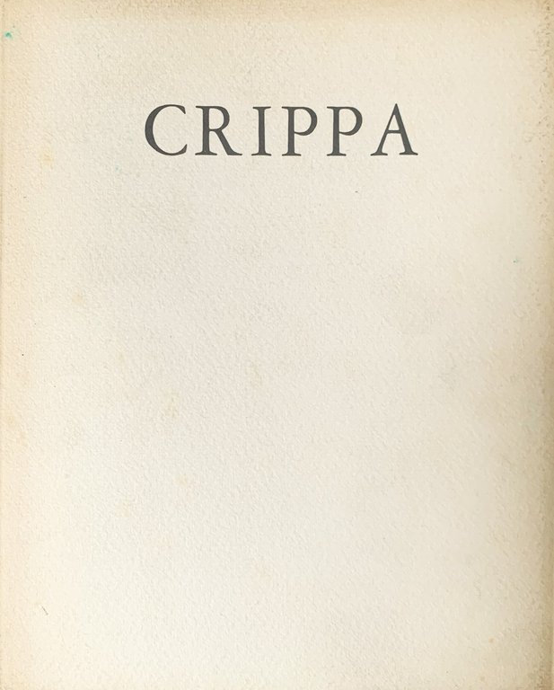 Crippa. Air pour Roberto Crippa