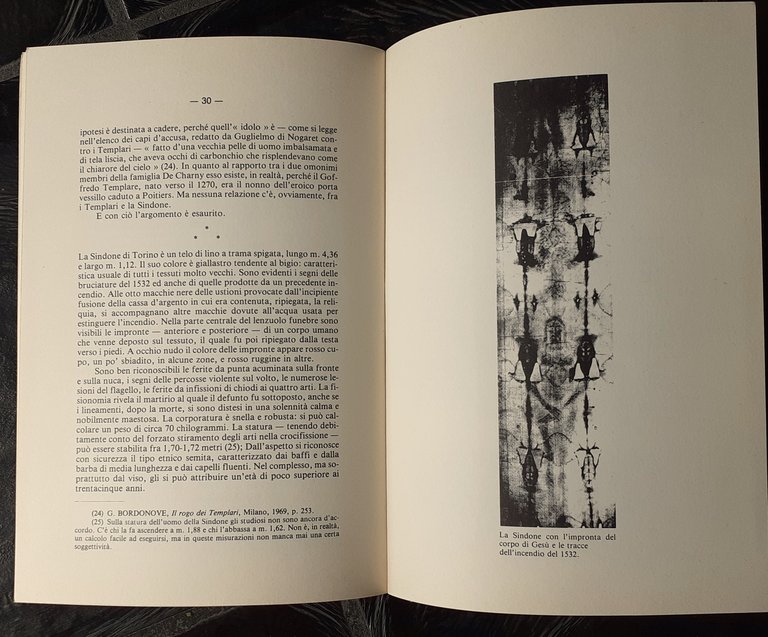 Cristo e Sindone Editrice Del Re Firenze 1980