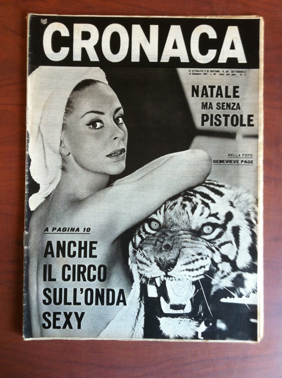 Cronaca n^ 50 - 16 Dicembre 1967 Cover: Genevieve Page …