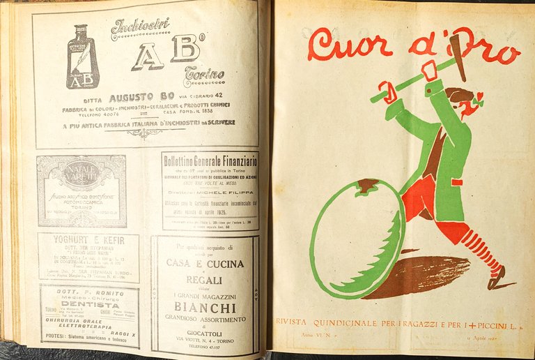 CUOR D'ORO rivista per ragazzi Annata completa 1927 rilegata | Immagine Gallery 4