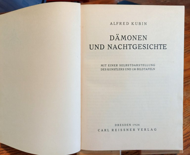 Dämonen und Nachtgesischte. Mit einer Selbstdarstellung des Künstlers und 130 …