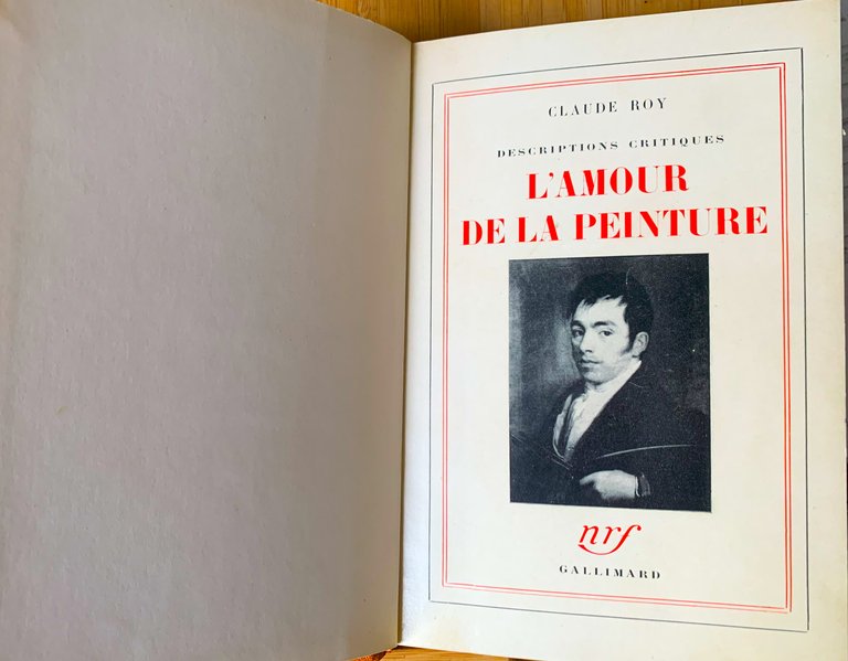 Description critiques. L'amour de la peinture. Goya, Picasso et autres …