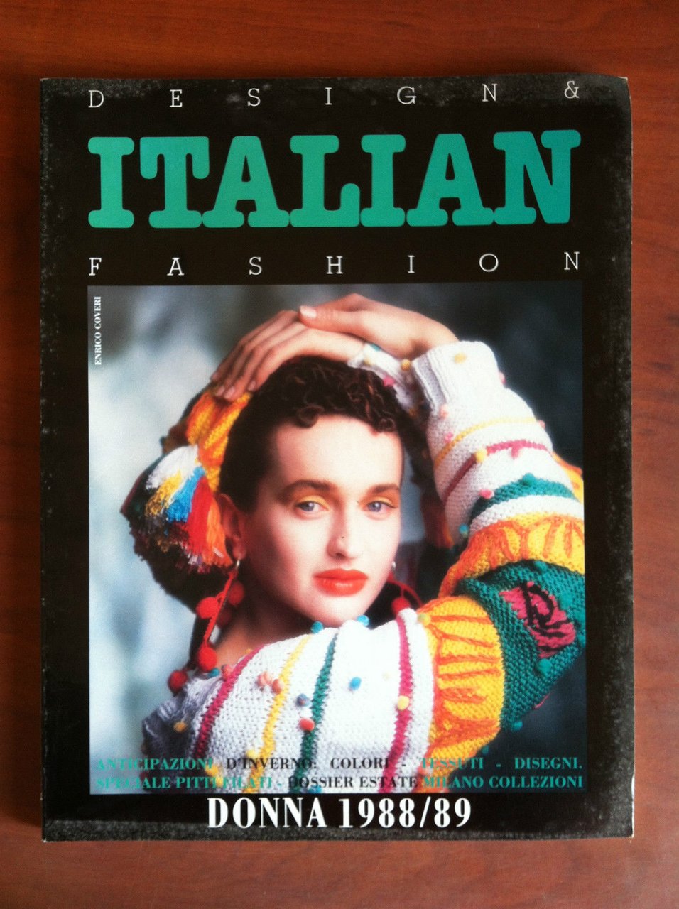 Design &amp; Italian Fashion n^ 24 Donna 1988-89 - E7866
