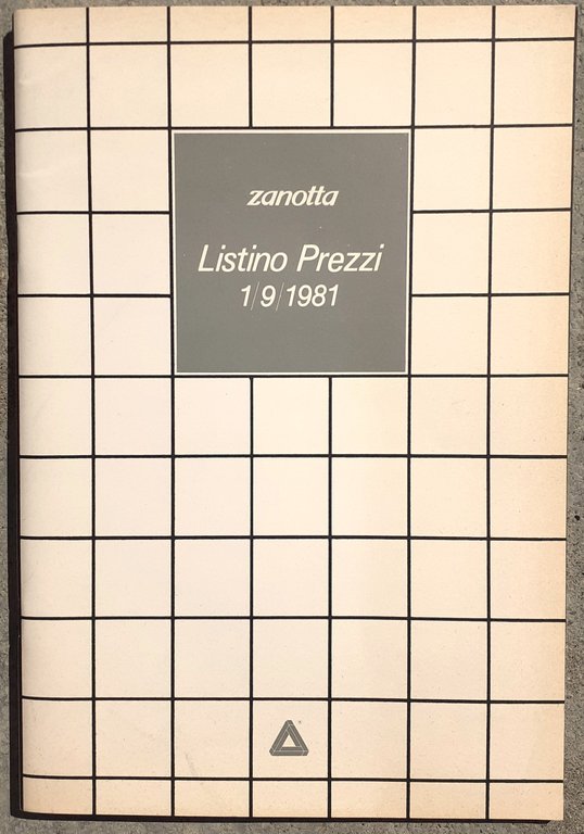 Design Zanotta Catalogo listino prezzi 1981 | Immagine Gallery 1