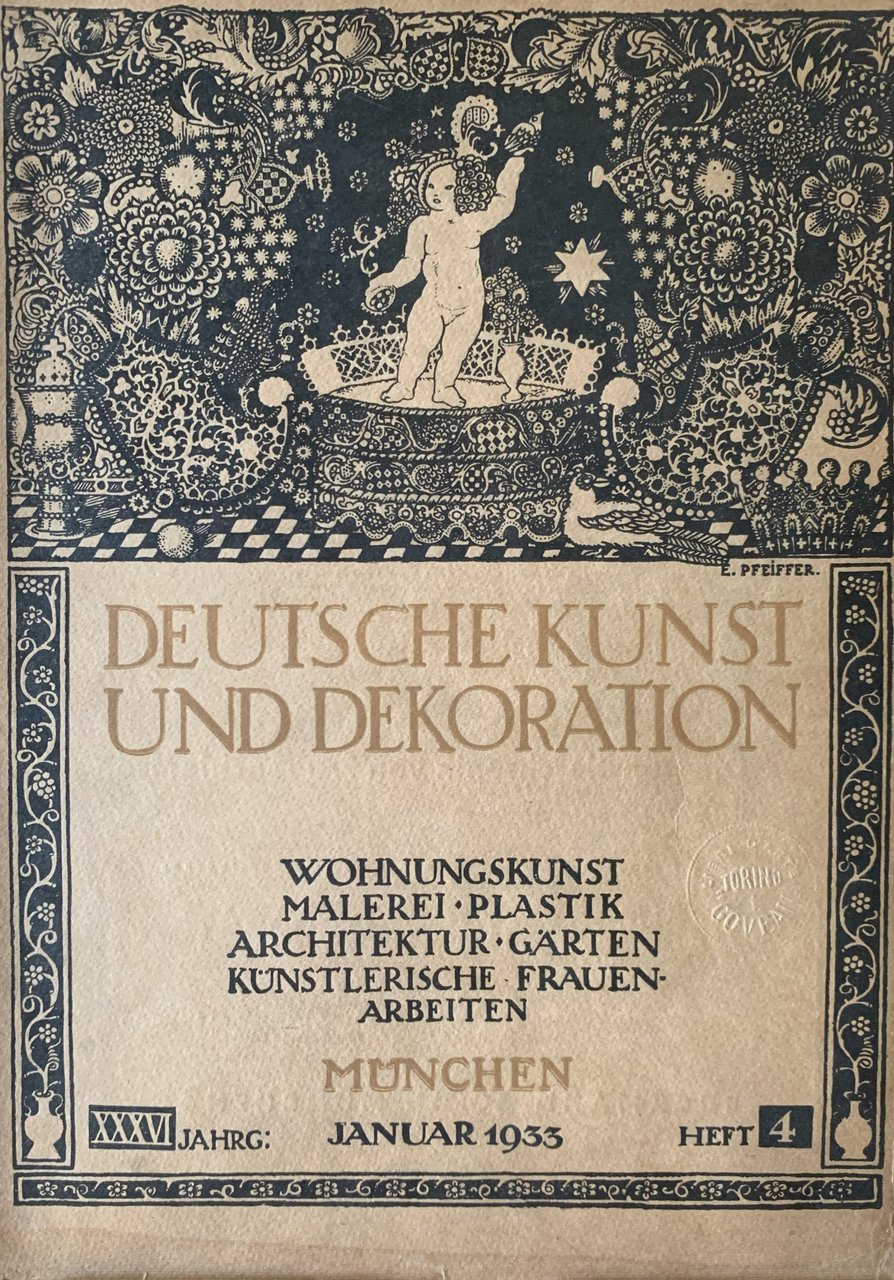 Deutsche Kunst und Dekoration. Wohnungskunst - Malerei - Plastik - … | Immagine principale