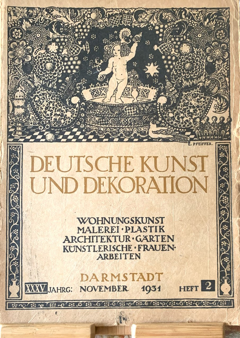 Deutsche Kunst und Dekoration. Wohnungskunst - Malerei - Plastik - …